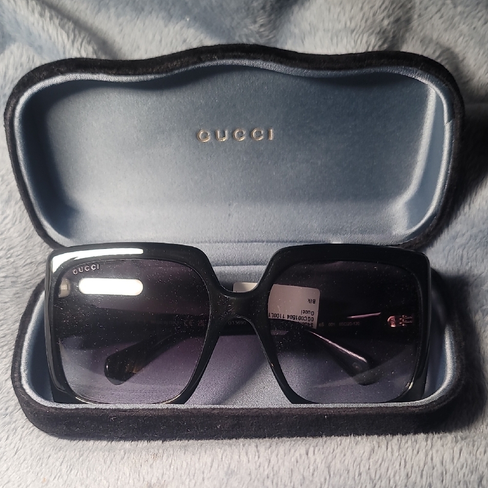 Gucci Black Square Sunglasses